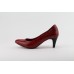 JANTA piros-fekete magassarkú cipő